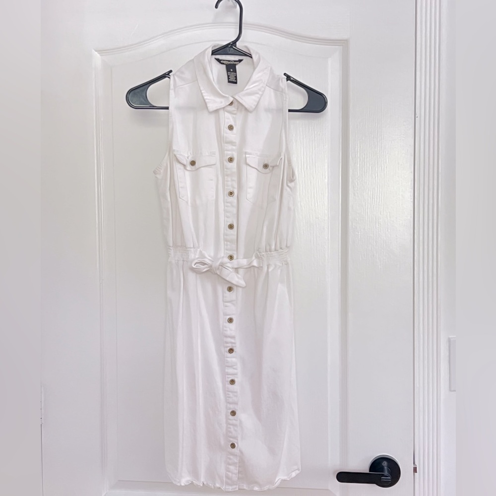 Collared Denim Dress